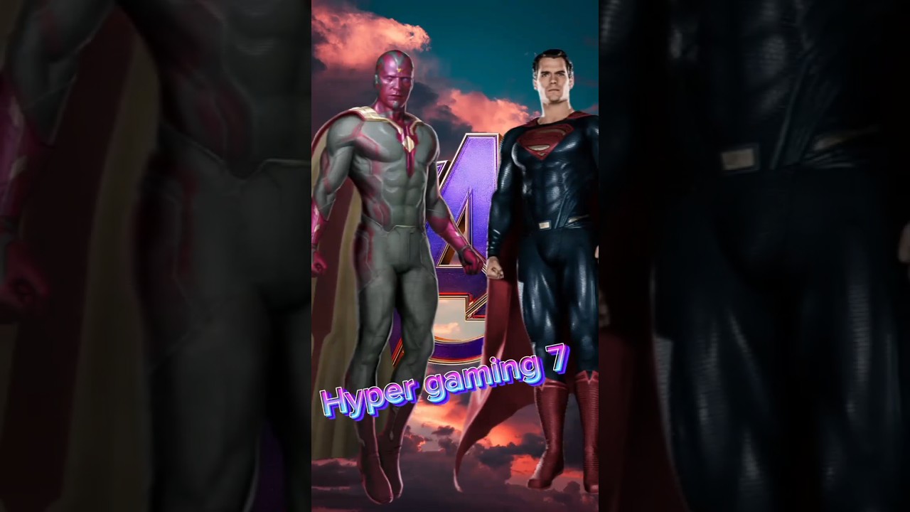 vision vs superman | despicto | #shorts #viral #avengers #7kviews #gaming