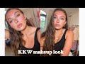 Bronzed &amp; glowy makeup | KKW makeup tutorial