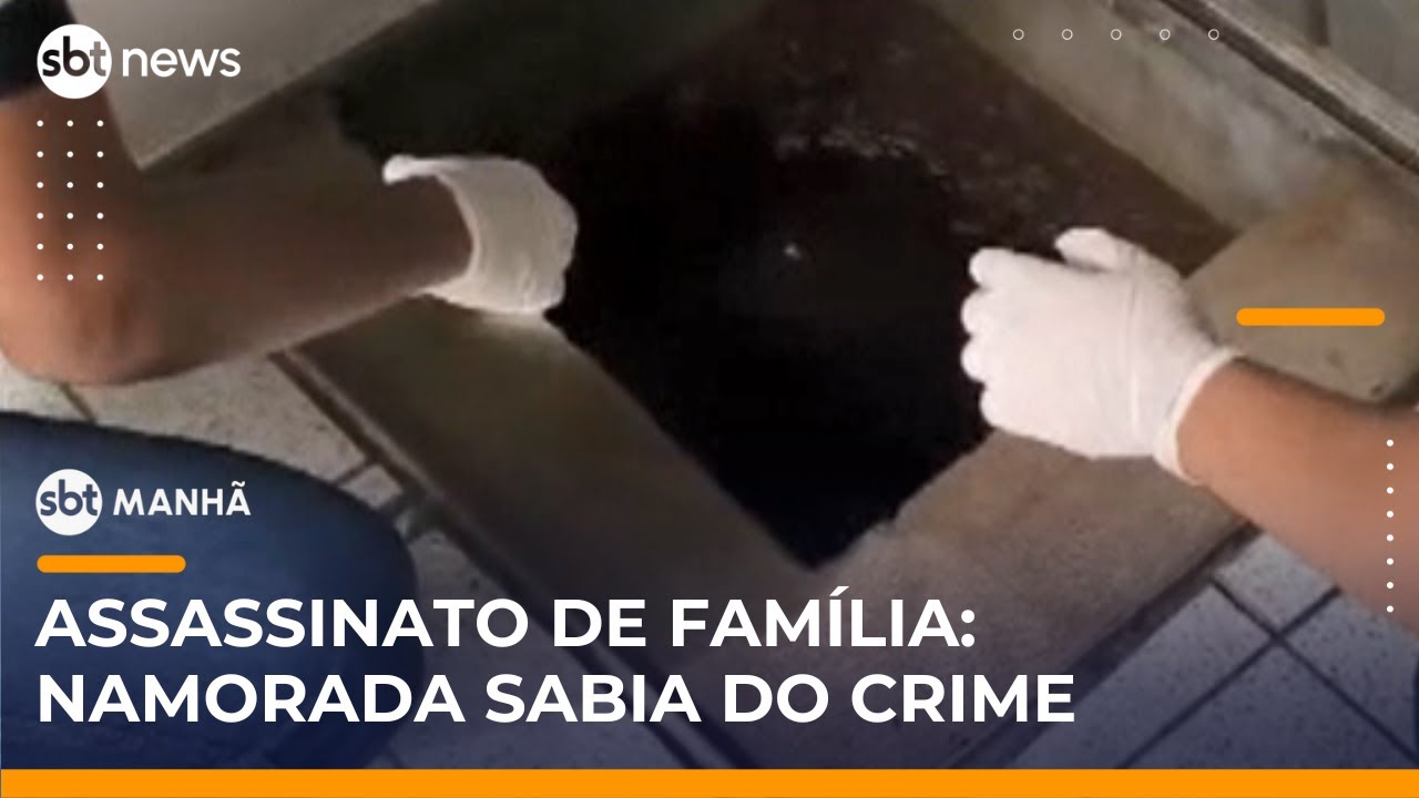 Namorada do adolescente que matou a família no RJ sabia do crime | #SBTManhã
