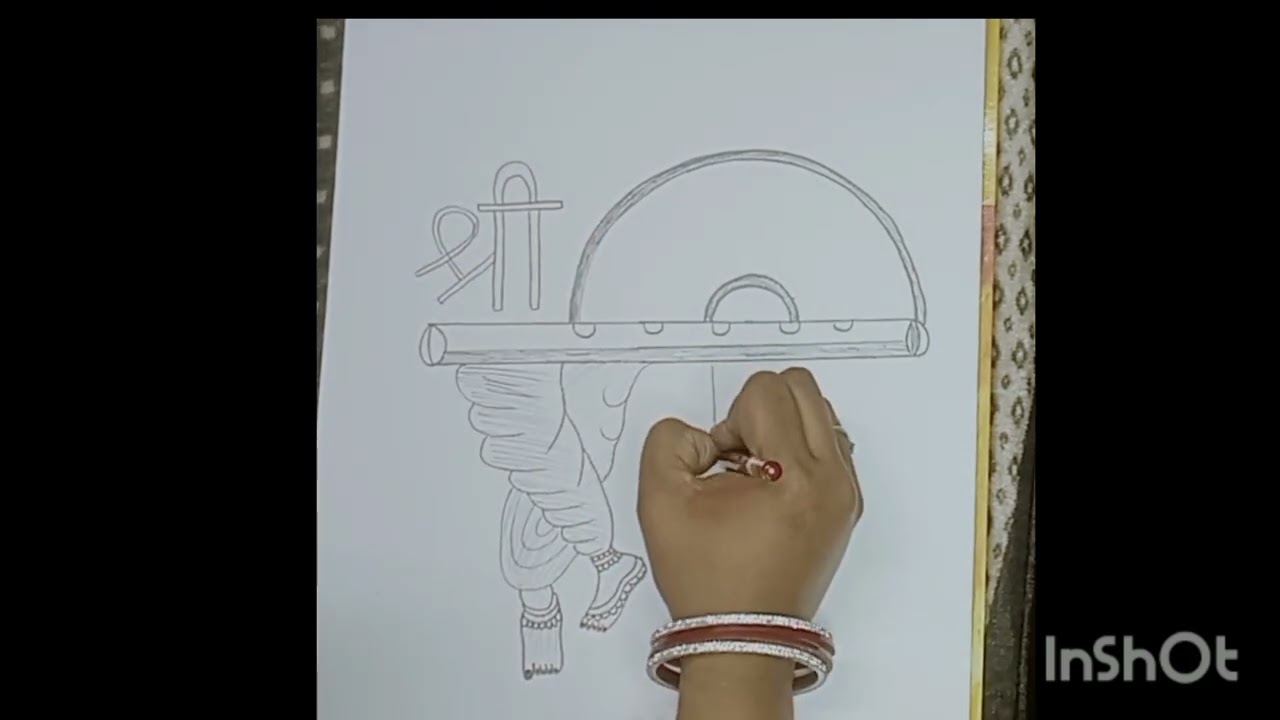 Shri krishan sketch 🙏🙏