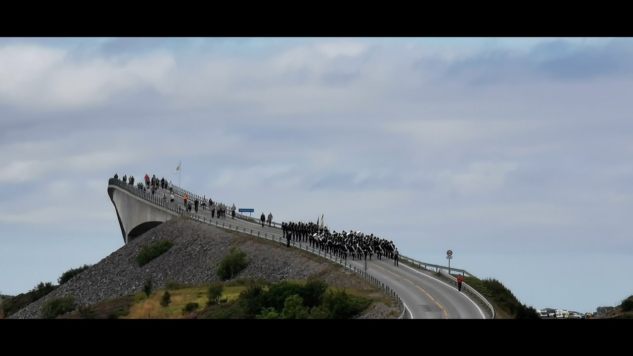 His Majesty the King's Guard at the Atlantic Ocean Road, Norway