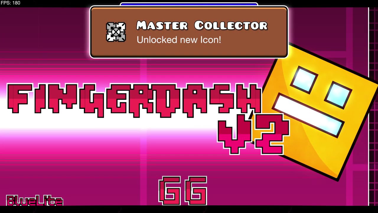 Fingerdash v2 By BlueLite 100% Completed All Coins / Geometry Dash 2.2