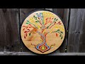 Tree Of Life with resin inlay, router project