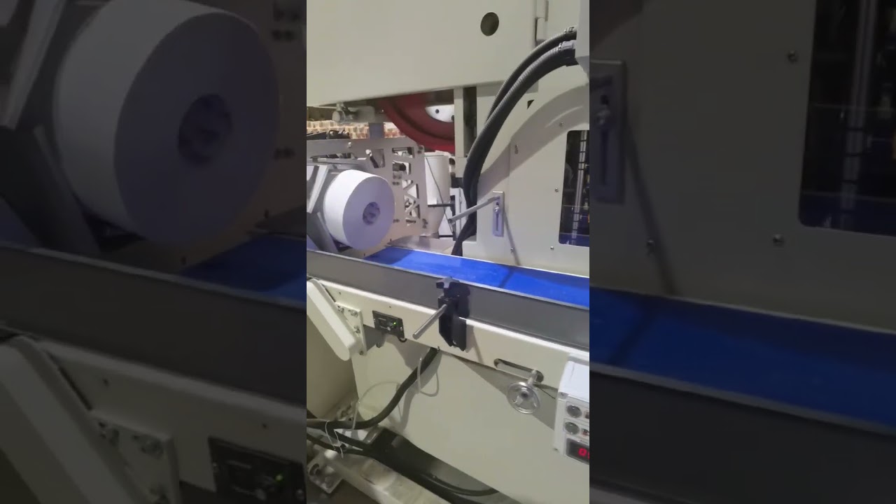 Bobbin paper maxi roll paper cutting machine in Peru #machine #cuttingmachine #equipment