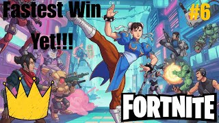 The Video Stops When I Win Chun-Li Skin Drops Into Blitz Royale Fortnite Raw Gameplay