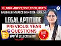 Top Most Expected MCQ's of Legal Aptitude I BALLB,LLB, Entrance Exam 2026 I LU,DDU,MGKVP