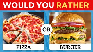 Would You Rather...? Junk Food Edition 🍕🧁- Hardest Choices Ever!