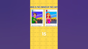 Who Is The Owner Of The Car? #iqtest #trending #quiz #riddles #puzzle #games #iq #animation