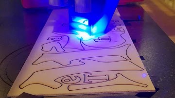 Laser cutting letters with MPCNC