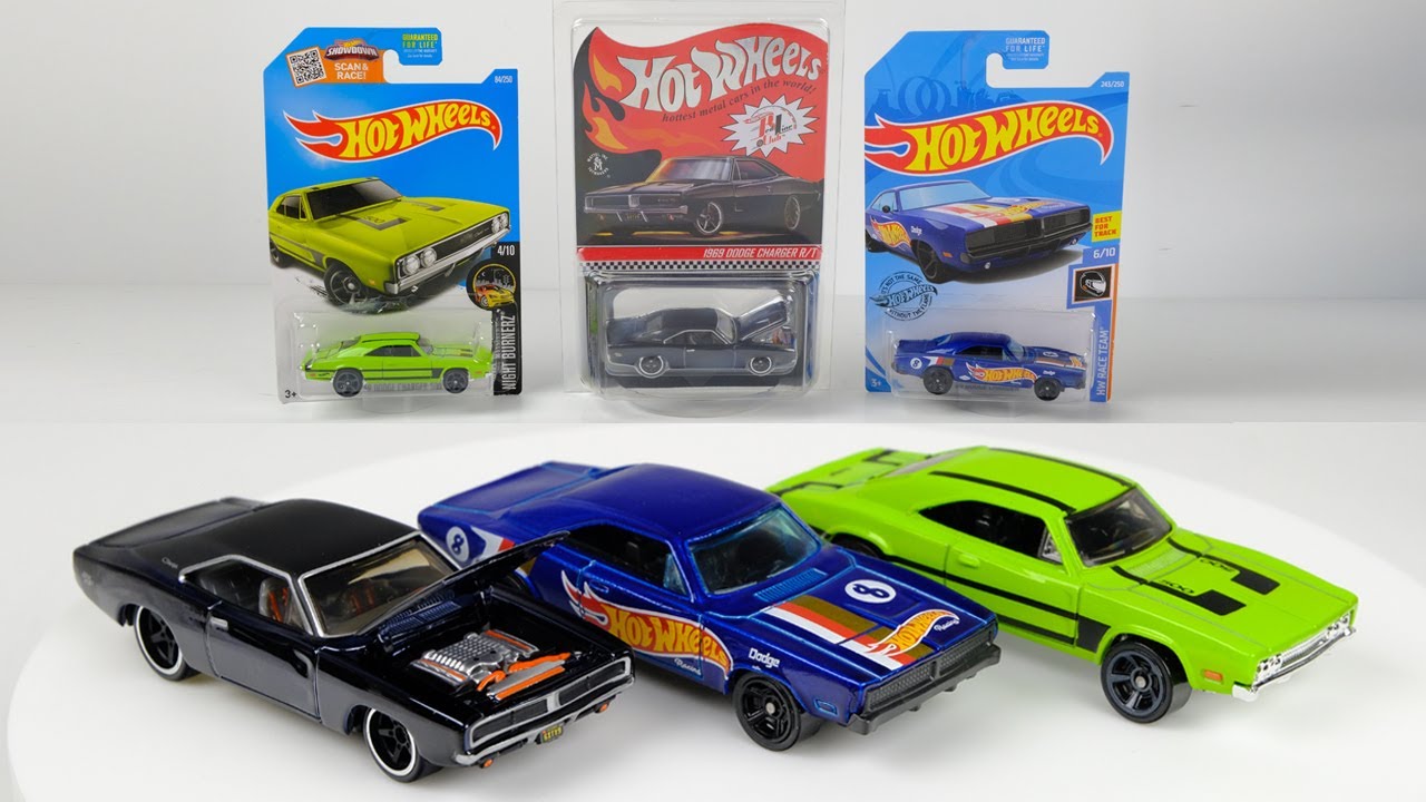 Comparing the Hot Wheels RLC 1969 Dodge Charger R/T to the Mainline '69  Charger & 1969 Charger 500 - YouTube