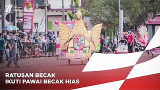 Ratusan Becak ikuti Pawai Becak Hias