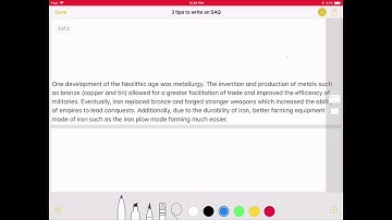 How to write an SAQ (AP World style)