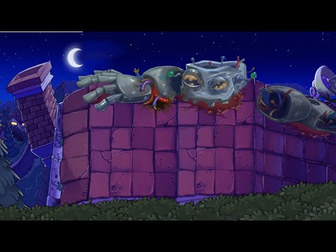 pvz2 proyecto beta  roof night test1/prueba1 noche de  techo 9.2.2