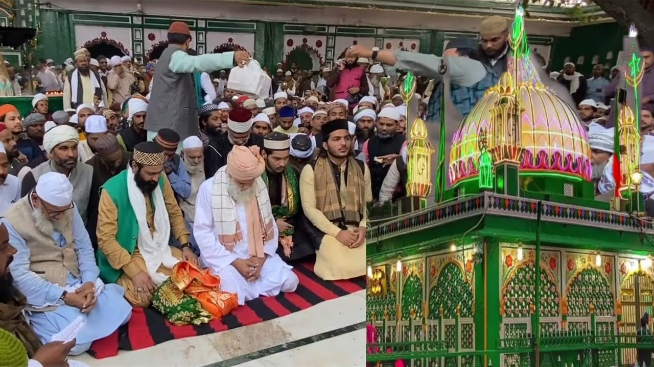 कलियर शरीफ मैं शाह सक़लैन  मियां हुजूर का जोरदार इस्तकबाल