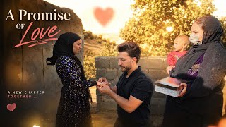 ❤️ The Wait Is Finally Over! Roghieh Said Yes to Hamed and Put on the Ring 💍