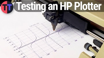 Plotting For The First Time - HP 7470A