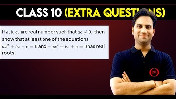 If a, b, c are real number such that ac ≠ 0, then show that at least one of the equations ax² + bx