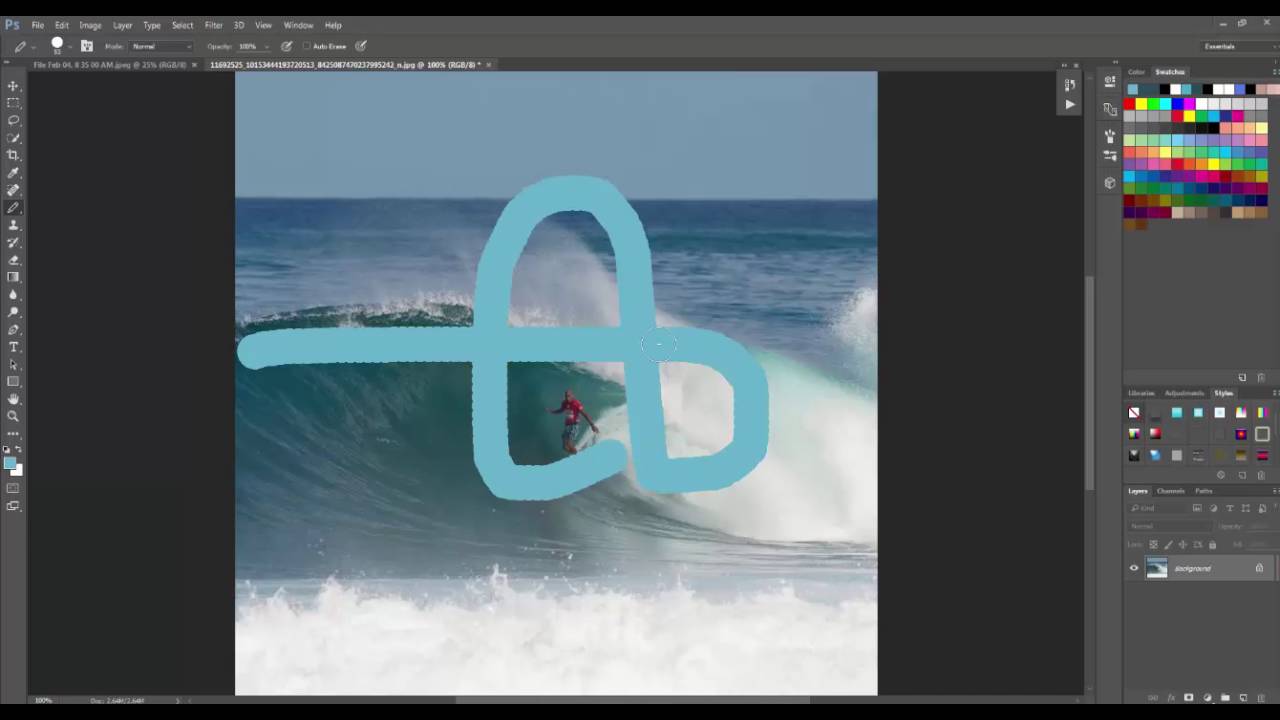 Adobe CC How to change the color of water in YouTube