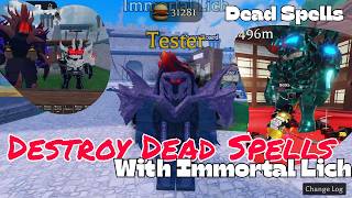 Playing Immortal Lich MY WAY — No Summoner Build, Pure Destruction | It's NOT very strong.