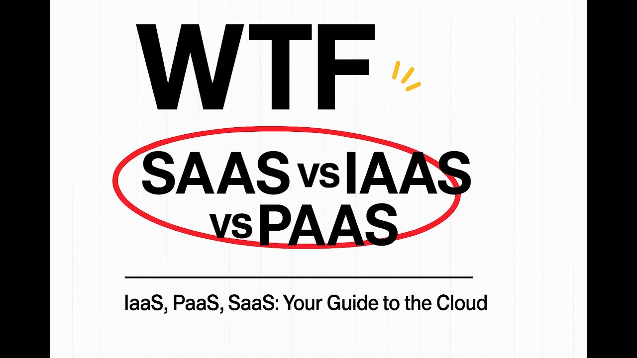 SaaS vs PaaS vs IaaS - YouTube