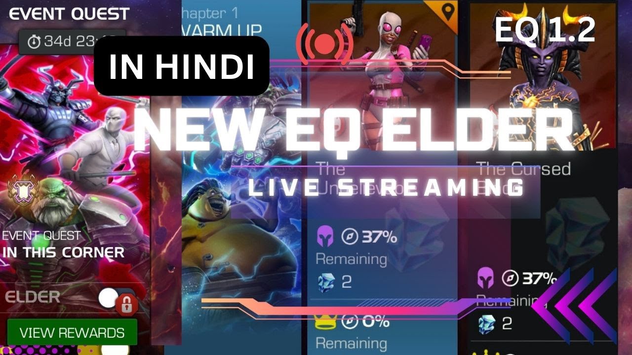 Let's Play Elder Difficulty Adaptive Event Quest In MCOC