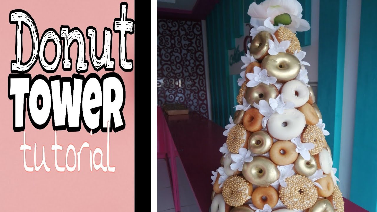 How To Construct Your Own Minnie Donut Tower! 