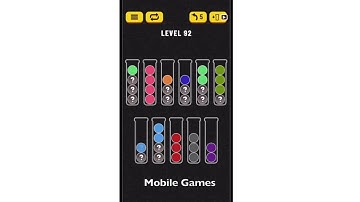 Ball Sort Level 92 Walkthrough