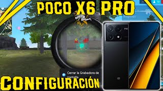 ⚙️ ¡CONFIGURACIÓN PERFECTA para POCO X6 PRO en FREE FIRE! 🎯 Sensibilidad perfecta Actualizada 2026 📱