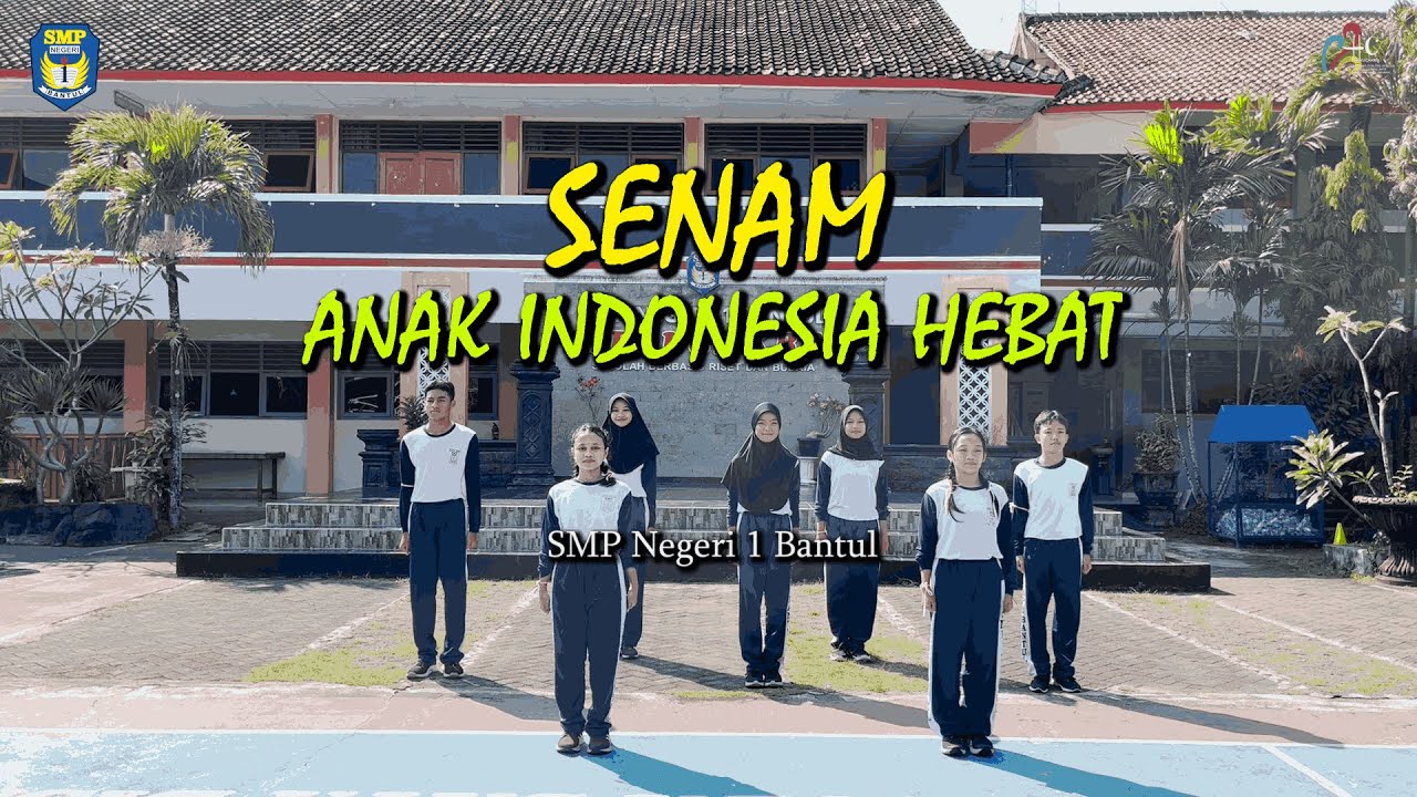 Lomba Senam Anak Indonesia Hebat 2025_SMPN 1 Bantul_Daerah Istimewa Yogyakarta