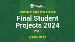 Adaptation Resilience Training 2024 Final Presentations Part 2