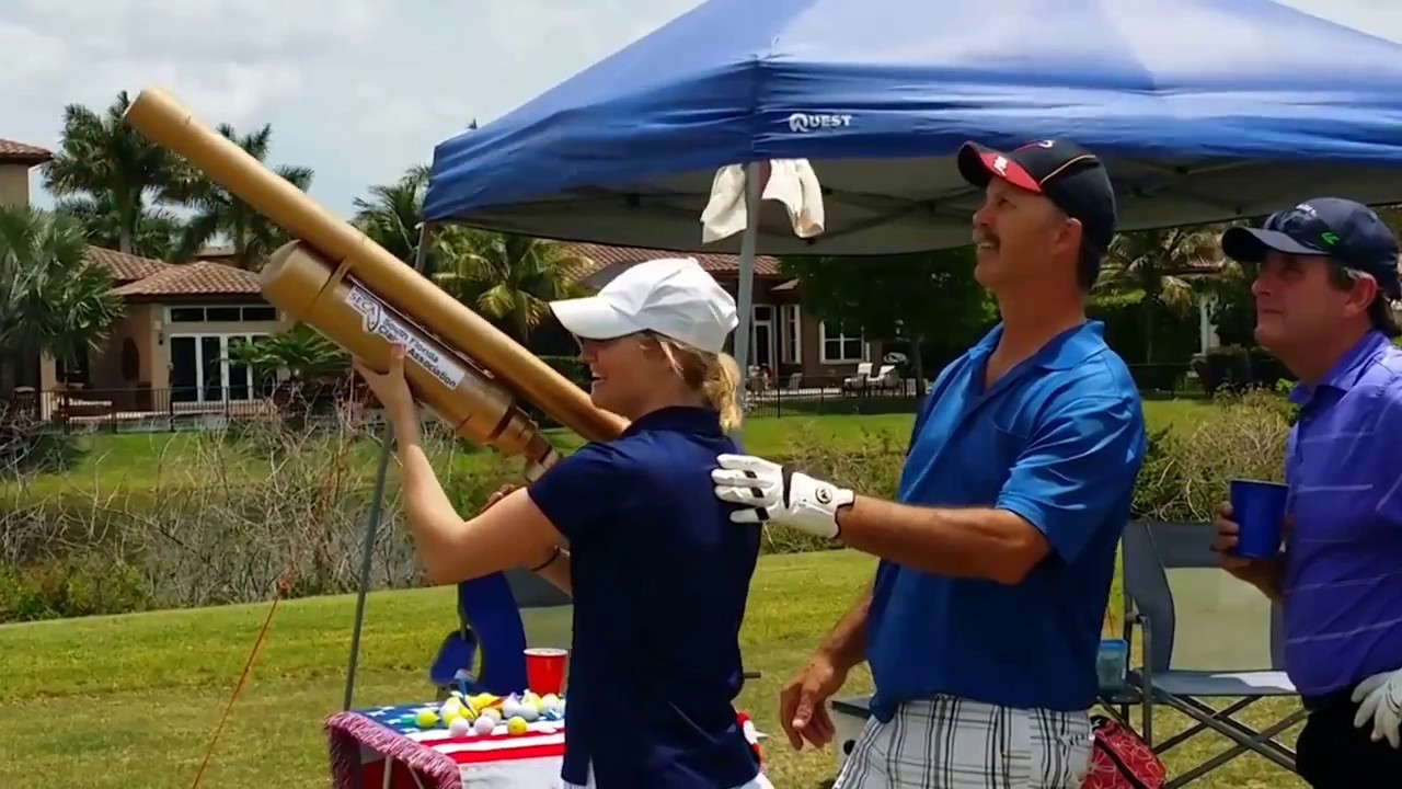 The Golf Ball Pro Launcher BE the PRO ! Par 4 350+ yards ! YouTube