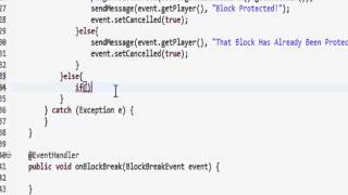 How To Make A Bukkit Plugin: Episode 33 *Grief-Protection*