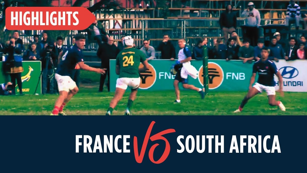 Rugby - South Africa vs France - u18 International Series - 8 August 2025
