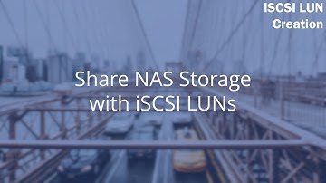 QNP 304 - Create an iSCSI LUN on Your QNAP NAS