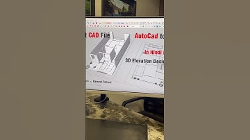 AutoCAD to SketchUp | Video Out #shorts #autocad #sketchup #youtubeshorts