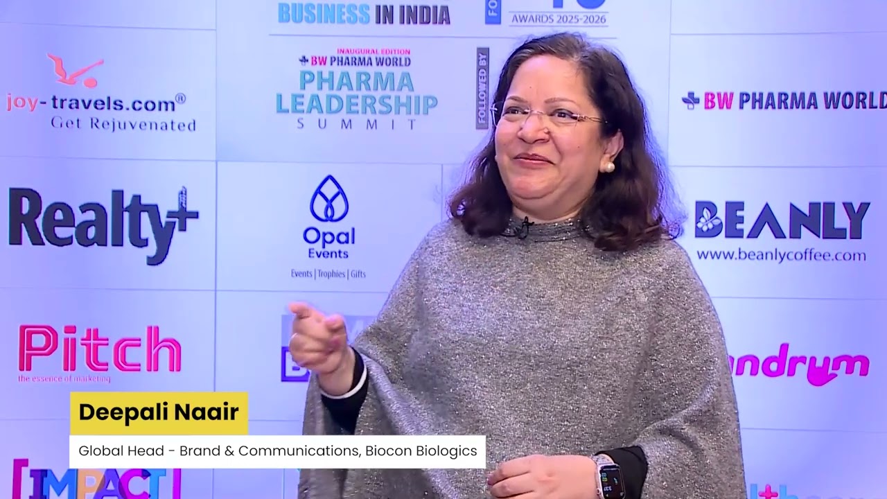 Deepali Naair, Global Head–Brand & Communications-Biocon Biologics | BW HealthcareWorld 40u40 Awards