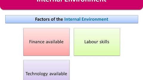 Internal Factors