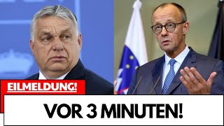 Merz Schließt Ungarn Die Pipeline Energiekrieg Spaltet Europa Komplett