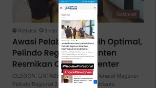 Aplikasi Android Lintas Banten #PortalMediaBanten screenshot 5