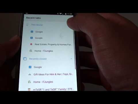 Google Nexus 5: How to Close Chrome Browser Tab