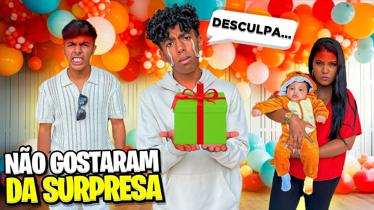 NÃO GOSTARAM DA MINHA SURPRESA E ME EXPULSARAM DA FESTA!!