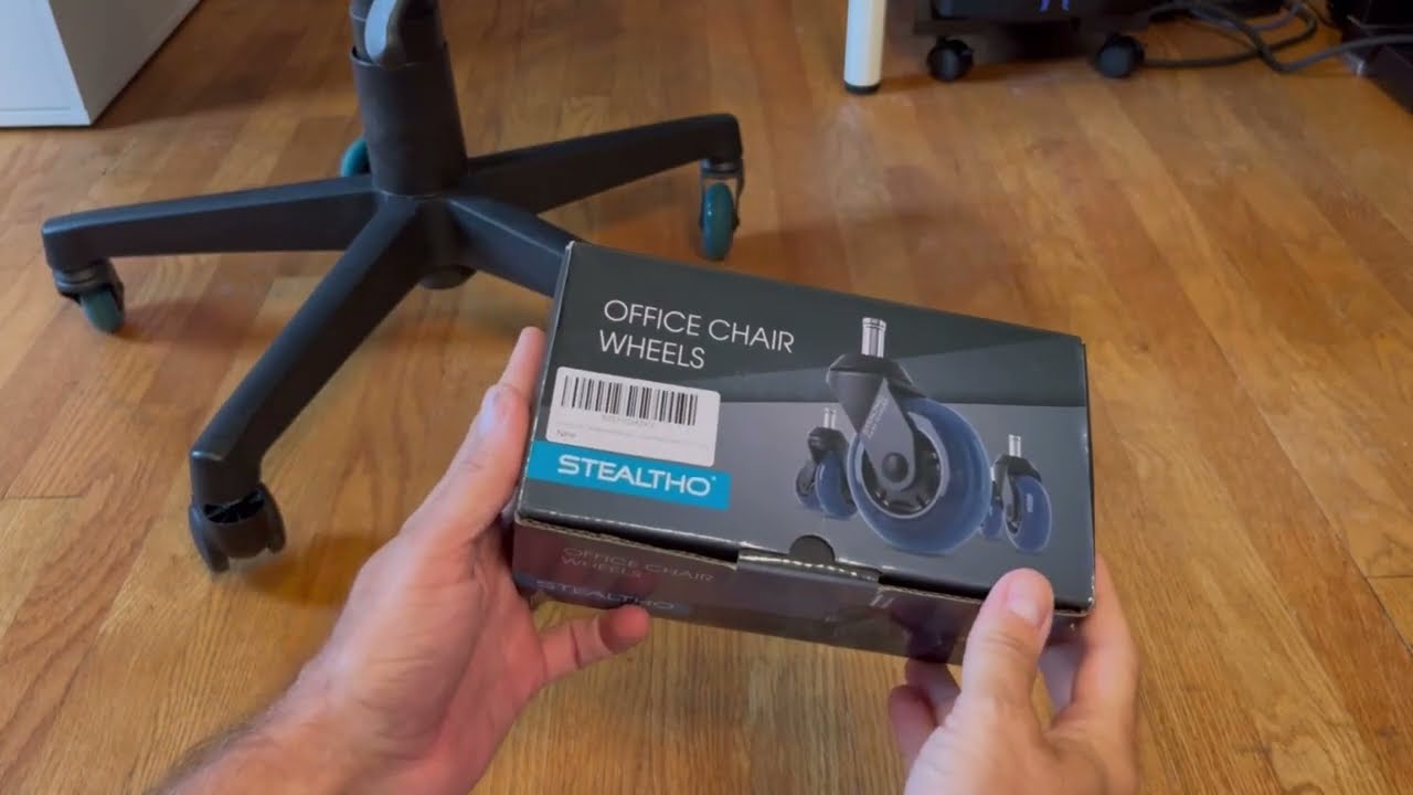Stealtho Replacement Rubber Office Chair Wheels