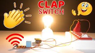 220V Simple Clap Switch Circuit Project | Make Clap Switch Circuit With Relay At Home