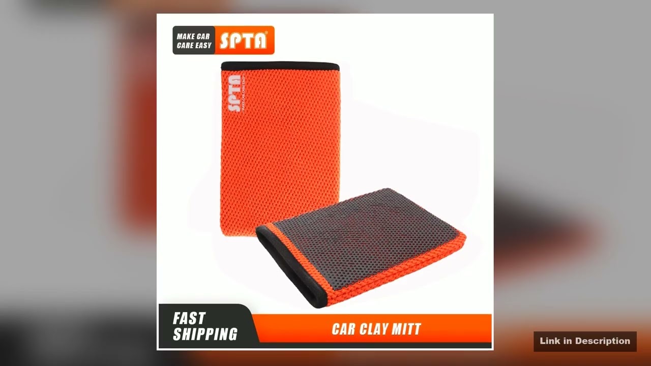 SPTA 1PC Clay Bar Mitt Glove Detailing Cleaning Towel Cloth CB306 Car Wash Quickly Removes Debris