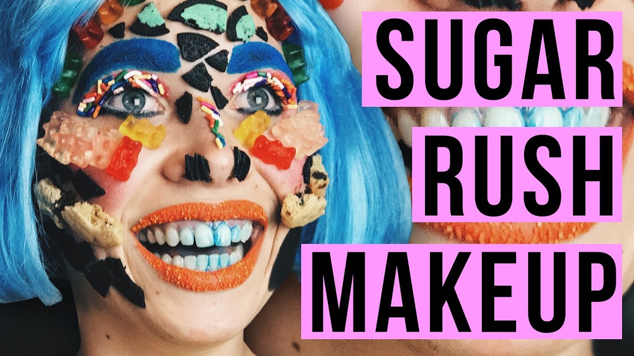 I'M FEELING A SUGAR RUSH COMING ON! Using Candy for Makeup Tutorial