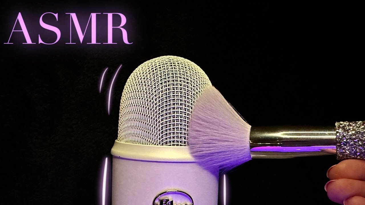 ASMR Brushing You To Sleep / Gentle Mic Brushing & Soft Whispering ...