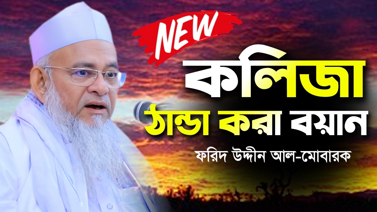 কলিজা ঠান্ডা করা বয়ান | আল্লামা ফরিদ উদ্দিন আল-মোবারক | Allama Fari Uddin Al-Mubaraq | New Waz
