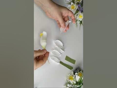 😍Как сделать НАРЦИСС из бумаги 😍Весенние цветы своими руками. - YouTube