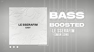 LE SSERAFIM (르세라핌) - Swan Song [BASS BOOSTED]