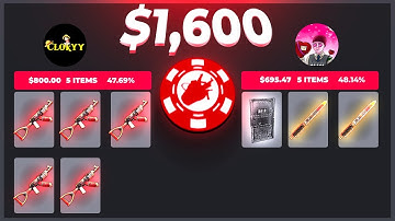 I did a $1600 Coinflip on RUSTYPOT!